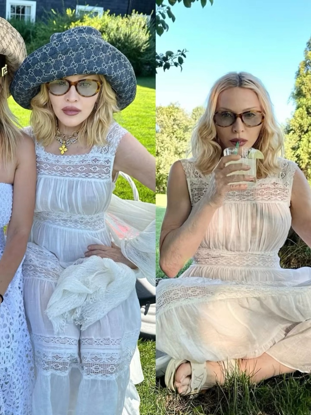 DÔEN Simona Lace Panel Maxi Dress - Picture 4 of 10